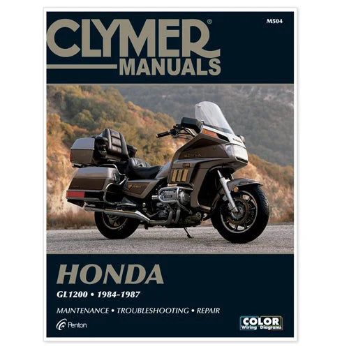 Clymer Shop Manuals CLYMER MANUAL HONDA GL1200 GOLD WING 1984-1987 CM504