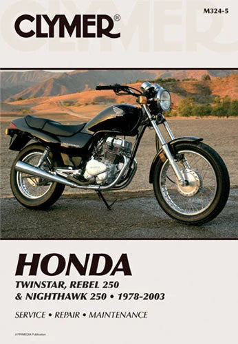 Clymer Shop Manuals CLYMER MANUAL HONDA REBEL, TWINSTAR, NIGHTHAWK CM3245