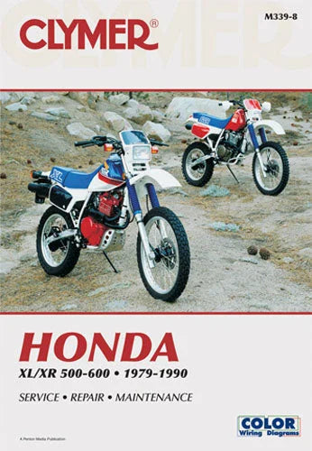 Clymer Shop Manuals CLYMER MANUAL HONDA XL/XR500-650 SERIES CM3398