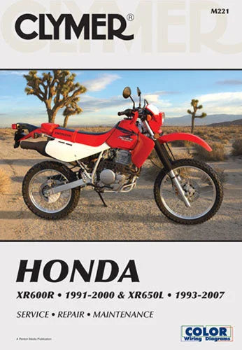 Clymer Shop Manuals CLYMER MANUAL HONDA XR600R 91'-00' XR650L 93'-07' CM221