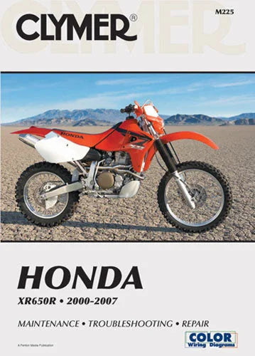 Clymer Shop Manuals CLYMER MANUAL HONDA XR650R 2000-2007 CM225