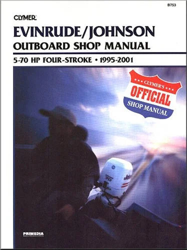 Clymer Shop Manuals CLYMER MANUAL, JHNSN/EVNRD FOUR-STROKE OB 95-01 CB753