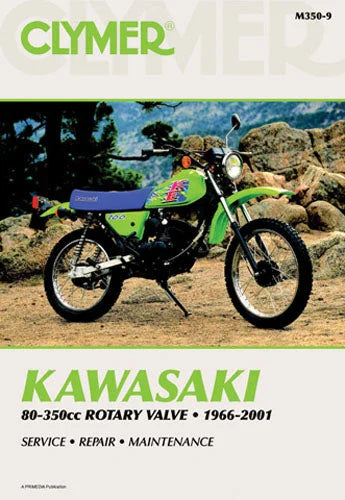 Clymer Shop Manuals CLYMER MANUAL KAW 80-350CC ROTARY VLV 66-01 CM3509