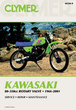 Load image into Gallery viewer, Clymer Shop Manuals CLYMER MANUAL KAW 80-350CC ROTARY VLV 66-01 CM3509