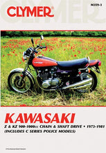 Load image into Gallery viewer, Clymer Shop Manuals CLYMER MANUAL KAW 900 &amp; 1000CC FOURS 73-81 CM3593