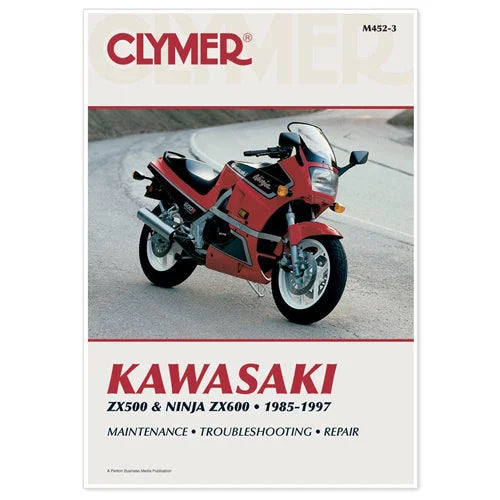 Clymer Shop Manuals CLYMER MANUAL KAW ZX500 & 600 NINJA 85-97 CM4523