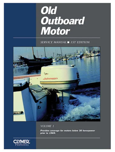 Clymer Shop Manuals CLYMER MANUAL, OLD OUTBOARD MOTOR SERVICE V 1 1969 COOS1