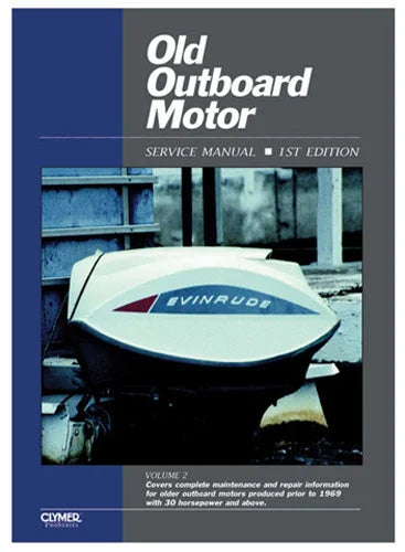 Clymer Shop Manuals CLYMER MANUAL, OLD OUTBOARD MOTOR SERVICE V 2 1969 COOS2