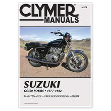 Load image into Gallery viewer, Clymer Shop Manuals CLYMER MANUAL SUZ GS750 FOURS 77-82 CM370
