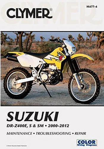 Clymer Shop Manuals CLYMER MANUAL SUZUKI DR-Z400E, S & SM CM4774