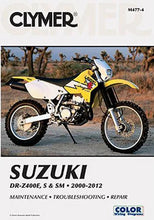 Load image into Gallery viewer, Clymer Shop Manuals CLYMER MANUAL SUZUKI DR-Z400E, S &amp; SM CM4774