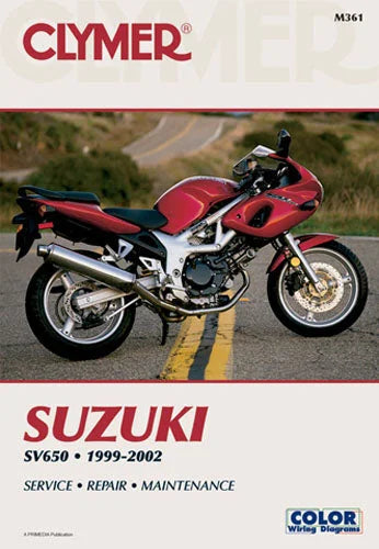 Clymer Shop Manuals CLYMER MANUAL SUZUKI SV650 1999-2002 CM361