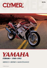 Load image into Gallery viewer, Clymer Shop Manuals CLYMER MANUAL YAM FZR600 89-93 CM396