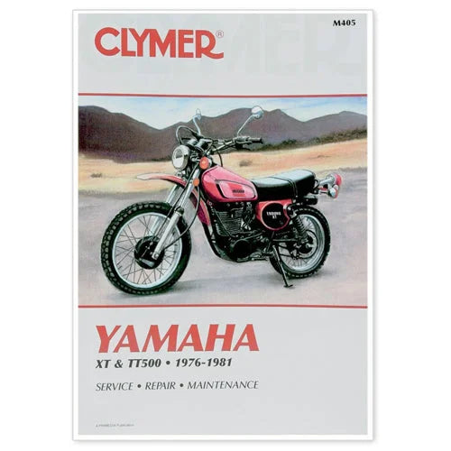 Clymer Shop Manuals CLYMER MANUAL YAM XT & TT SINGLES 76-81 CM405