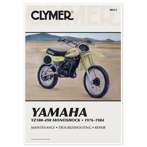 Clymer Shop Manuals CLYMER MANUAL YAM YZ100-490 MONOSHOCK 76-84 CM413