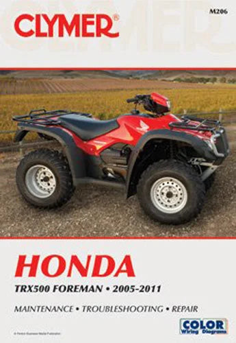 Clymer Shop Manuals CLYMER SERVICE MANUAL HONDA TRX500 CM206