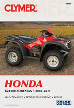 Load image into Gallery viewer, Clymer Shop Manuals CLYMER SERVICE MANUAL HONDA TRX500 CM206