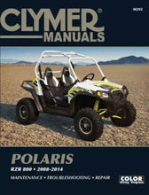 Load image into Gallery viewer, Clymer Shop Manuals POLARIS RZR 2008-2014 CM292