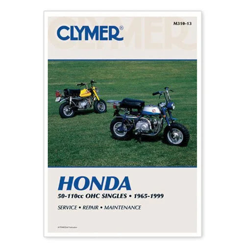 Clymer Shop Manuals SERVICE MANUAL HONDA 50-110CC OHC SINGLES 1965-1999 CM31013