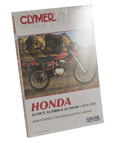 Clymer Shop Manuals SERVICE MANUAL HONDA XL/XR75-100 1975-1991 CM31214