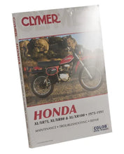 Load image into Gallery viewer, Clymer Shop Manuals SERVICE MANUAL HONDA XL/XR75-100 1975-1991 CM31214