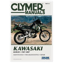 Load image into Gallery viewer, Clymer Shop Manuals SERVICE MANUAL KAWASKI KLR650 1987-2007 CM4743