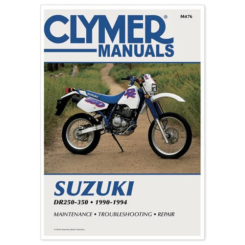 Clymer Shop Manuals SERVICE MANUAL SUZUKI DR250-350 CM476