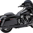 Load image into Gallery viewer, Cobra 3" Mufflers - Black - '17-'20 Bagger 6021RB - Side View
