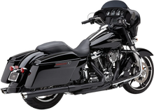 Load image into Gallery viewer, Cobra 3" Mufflers - Black - '17-'20 Bagger 6021RB - Side View