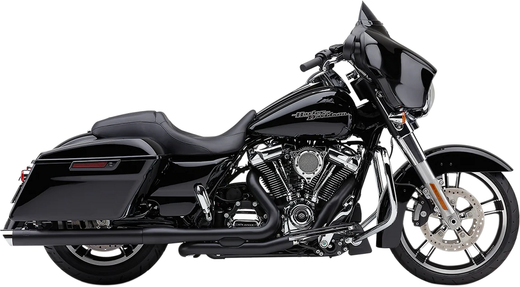 Cobra 3" Mufflers - Black 6021RB fits 2017-2020 Harley-Davidson Bagger - Main Product View