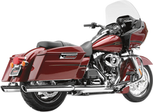 Load image into Gallery viewer, Cobra 3" Mufflers - Black 6021RB fits 2017-2020 Harley-Davidson Bagger - Detail View