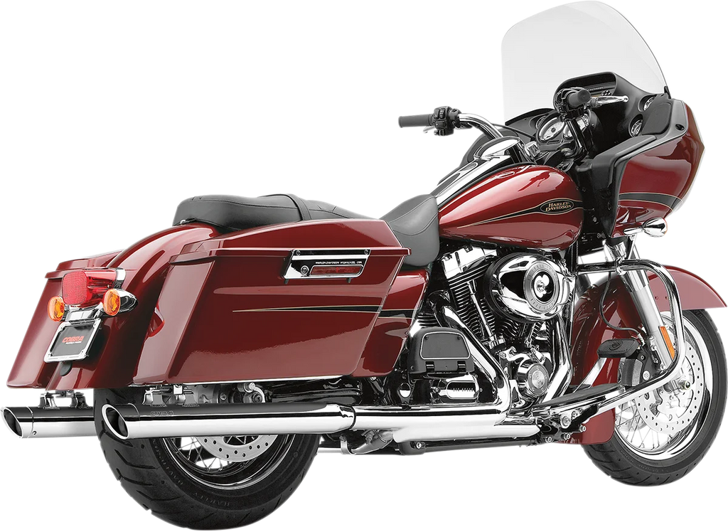 Cobra 3" Mufflers - Chrome - '95-'16 Bagger 6020 - Main Product View