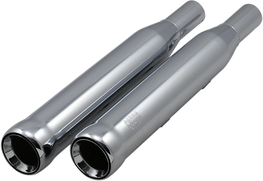 Cobra 3" Neighbor Hater Mufflers for '04-'13 XL - Black 6085RB - Side View
