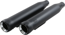 Load image into Gallery viewer, Cobra 3" Neighbor Hater Mufflers for '91-'17 Dyna - Black 6045B - Main Product View