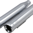 Load image into Gallery viewer, Cobra 3" Neighbor Hater Mufflers for '91-'17 Dyna - Black 6045B - Detail View