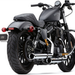 Load image into Gallery viewer, Cobra 3" Neighbor Hater Mufflers for XL - Chrome 6086 - Side View