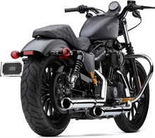 Load image into Gallery viewer, Cobra 3" Neighbor Hater Mufflers for XL - Chrome 6086 - Side View