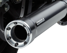 Load image into Gallery viewer, Cobra 3" RPT Mufflers - Black - '04-'13 XL 6080RB - Main Product View