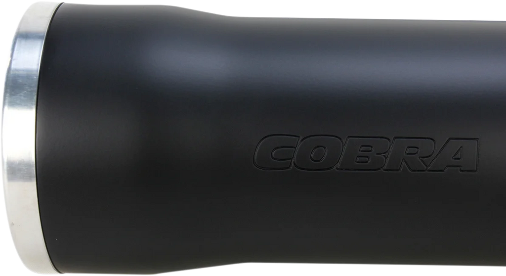 Cobra 3" RPT Mufflers - Black 6051B - Side View
