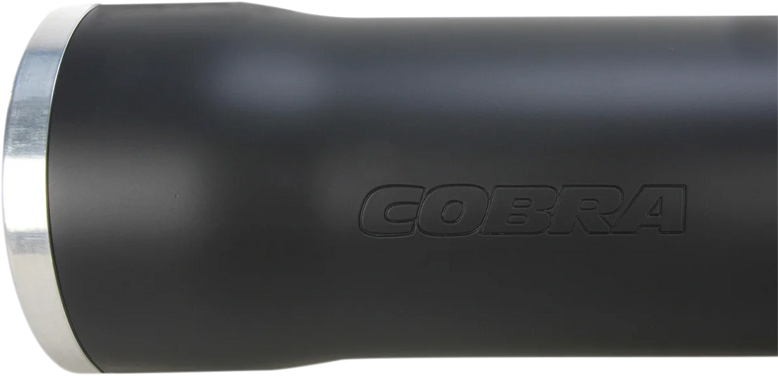 Cobra 3" RPT Mufflers - Black 6052B - Side View