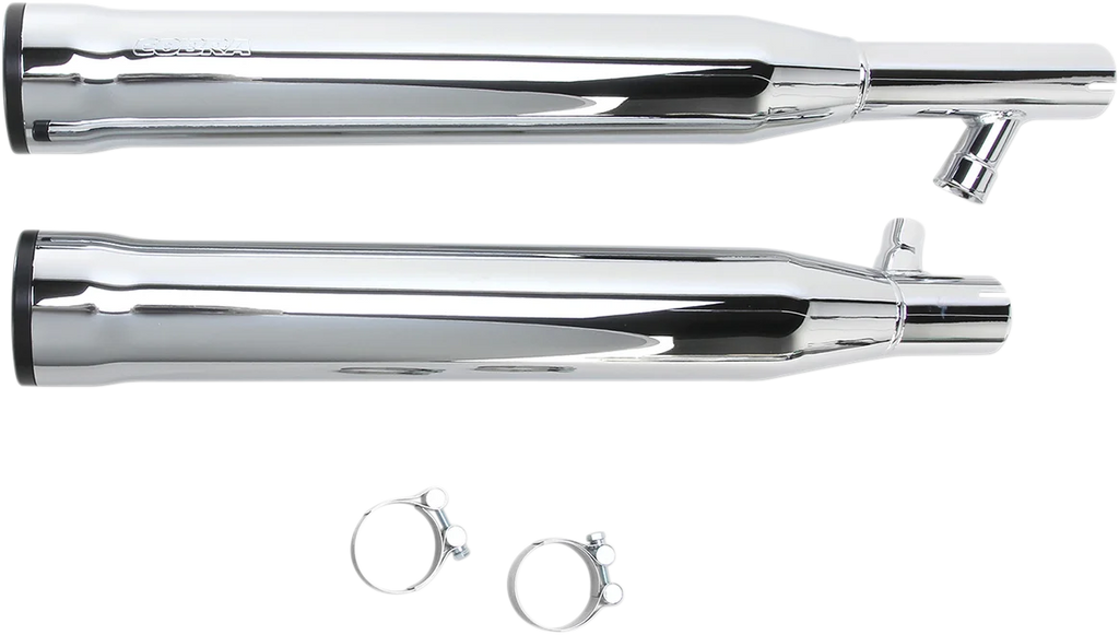 Cobra 3" RPT Mufflers - Chrome 6050 - Installation View