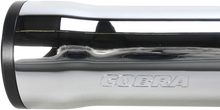 Load image into Gallery viewer, Cobra 3" RPT Mufflers - Chrome 6052 - Side View
