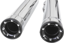 Load image into Gallery viewer, Cobra 3" RPT Mufflers - Chrome 6052 - Back View