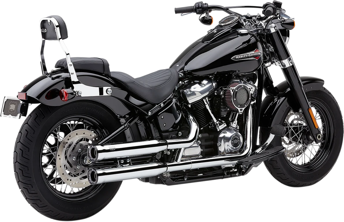 Cobra 3" RPT Mufflers - Chrome 6058 - Side View