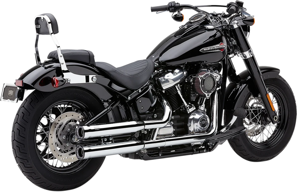 Cobra 3" RPT Mufflers - Chrome 6058 - Side View