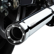 Load image into Gallery viewer, Cobra 3" RPT Mufflers - Chrome 6081 - Side View