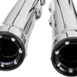 Load image into Gallery viewer, Cobra 3" RPT Mufflers for '00-'06 Softail - Chrome 6054 - Back View