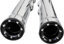 Load image into Gallery viewer, Cobra 3" RPT Mufflers for '00-'06 Softail - Chrome 6054 - Back View