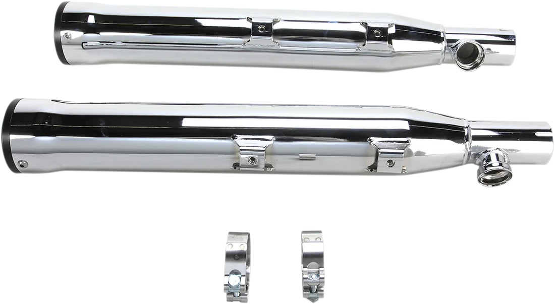 Cobra 3" RPT Mufflers for '00-'06 Softail - Chrome 6054 - Installation View
