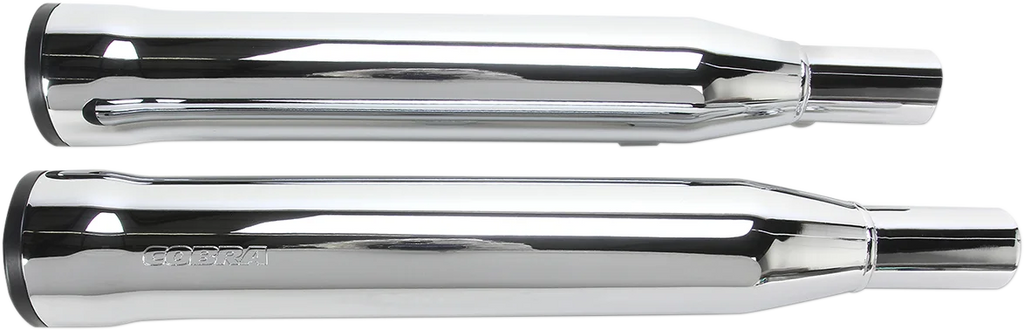 Cobra 3" RPT Mufflers for '07-'13 XL - Chrome 6080 - Main Product View